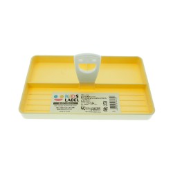 Kids Label Storage Tray Yellow